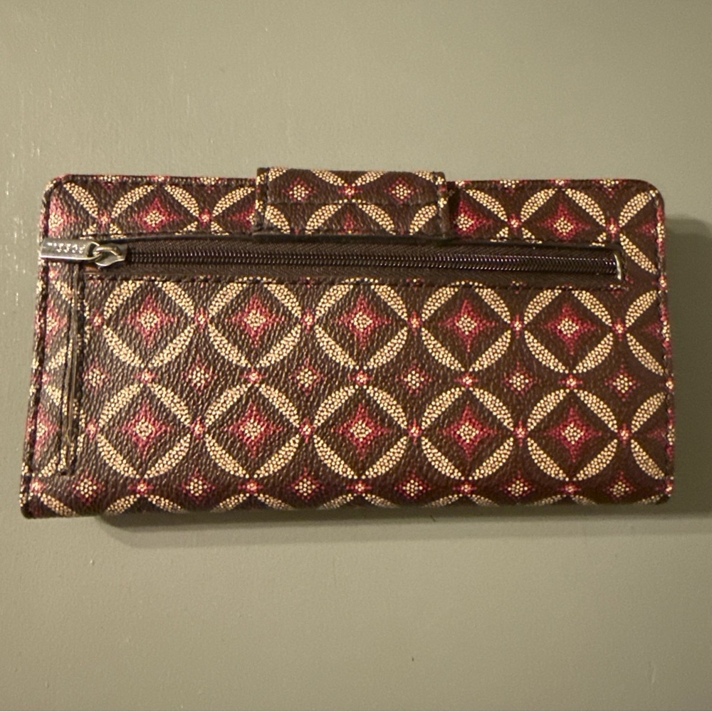 Fossil Geometric Pattern Bifold Wallet - image 2